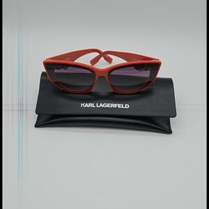SK1 - Karl Lagerfeld Red Women's Sunglasses